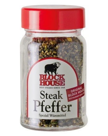 Block House Steak Pfeffer, Glas 12 x 50 g Gastropack