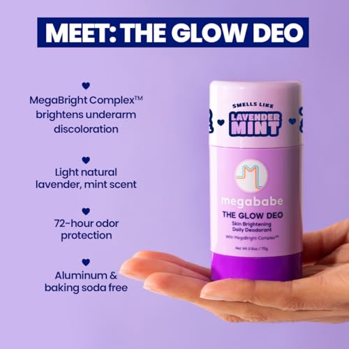 Megababe Daily Deodorant - Glow Deo with 72 Hour Protection