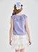 Haloumoning Girls Sleeveless Button Down Shirts Kids Cute Ruffle Doll Collar Blouse Tie Front Tops 5-14Y Purple