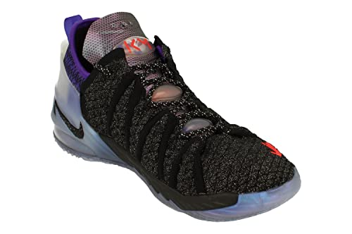 Nike Leborn XVIII NRG GS Basketball Trainers CT4677 Sneakers Shoes (UK 4.5 us 5Y EU 37.5, Black Bright Crimson 001)4