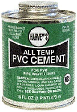 Pegamento solvente Oatey Clear 16 oz miniatura 1