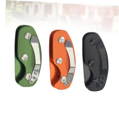 Organisateur de clés Operitacx en aluminium avec 9 clips orange et noir