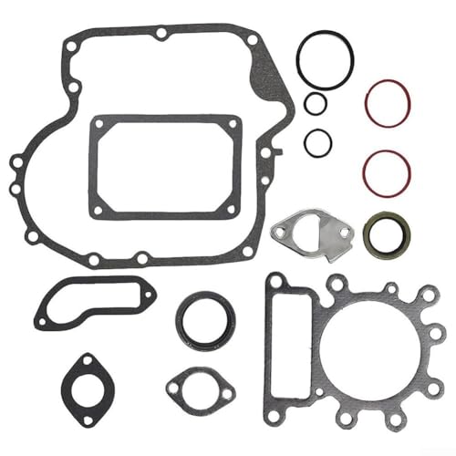 Hasaller Motordichtungssets, 14-teilig, Rasenmäher-Motordichtungssatz, 796187, Ersatz-Metalldichtungsset für 794150, 792621, 697191, kompatibel mit 31E777, 31C707 Modellen