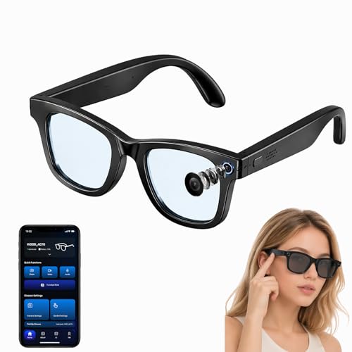 hKjPlvf Lunettes Connectees IA Photochromiques Sport...