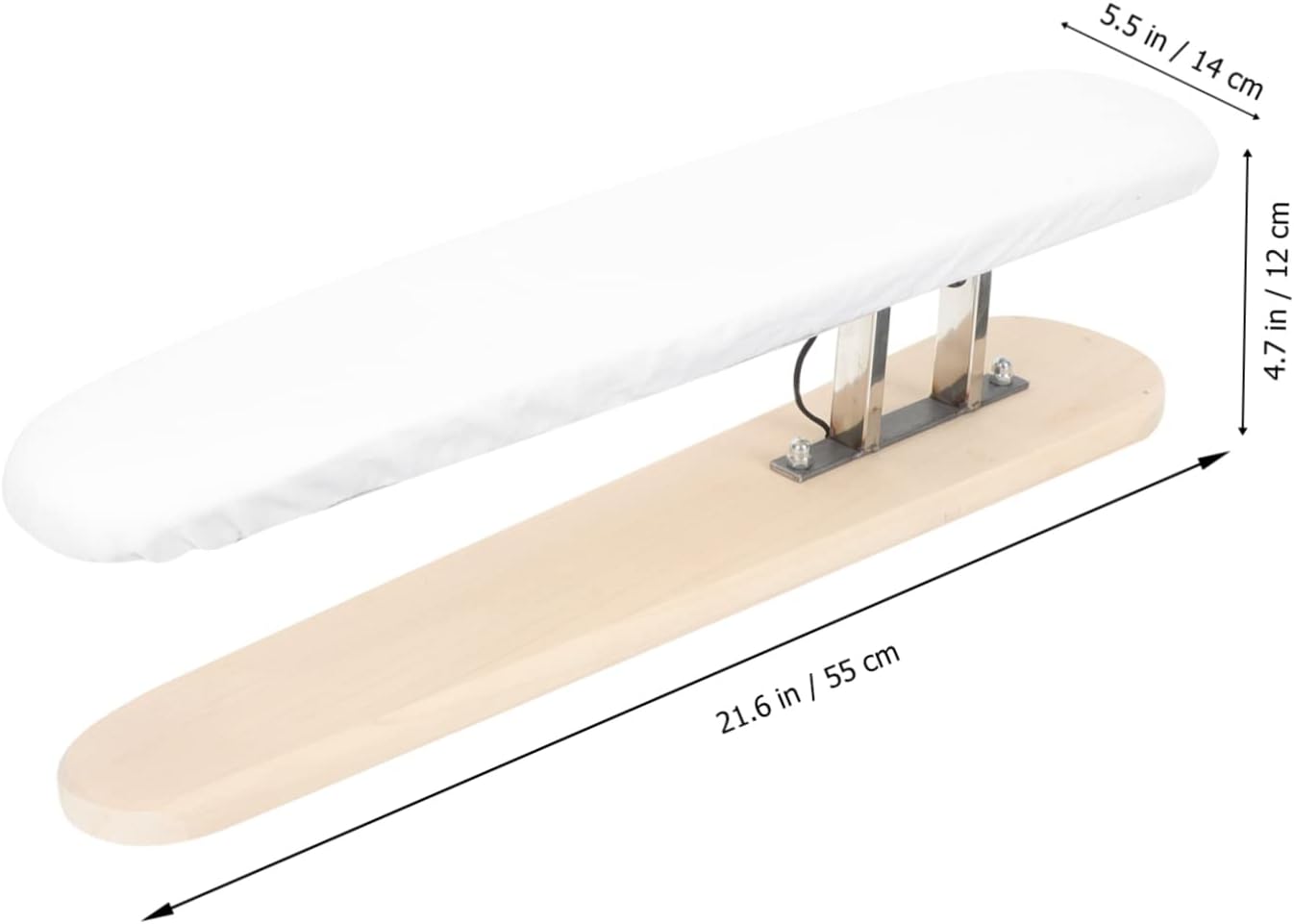 Compact Ironing Board Pad Stool Non-Slip Tabletop Ironing Board for Shirts Pants