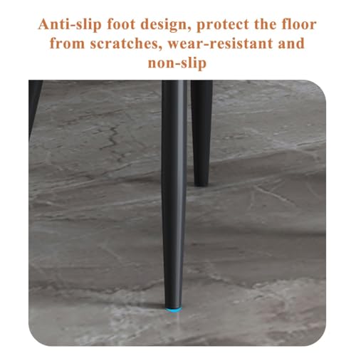 Chaise de salle à manger en polyuréthane synthétique lot - 8