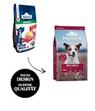 Dehner Premium Hundefutter, Trockenfutter getreidefrei, für ausgewachsene Hunde kleiner Rassen, Rind / Lamm / Kartoffel, 4 kg