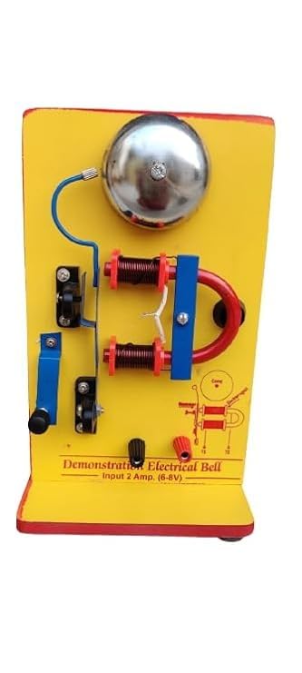 E-MEDI- Electric Bell Model on Wooden Stand, Physics lab/Demonstration Type