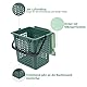 bioMat AirBox® Biomülleimer für die Küche, Tüten bis 10l, Komposteimer mit perforiertem Deckel, freistehend oder montierbar, Grün