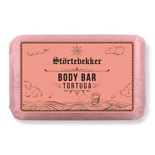 Störtebekker Premium Body Bar Tortuga | Festes Duschgel Männer | Feste Duschseife Herren & Damen | Natürliche Reinigung herrlicher Duft | handgefertigt & ohne Zusätze (1 x 120g)