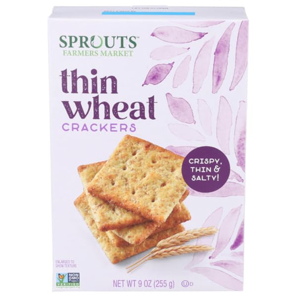 Galletas Thin Wheat Crackers Sprouts 9 oz
