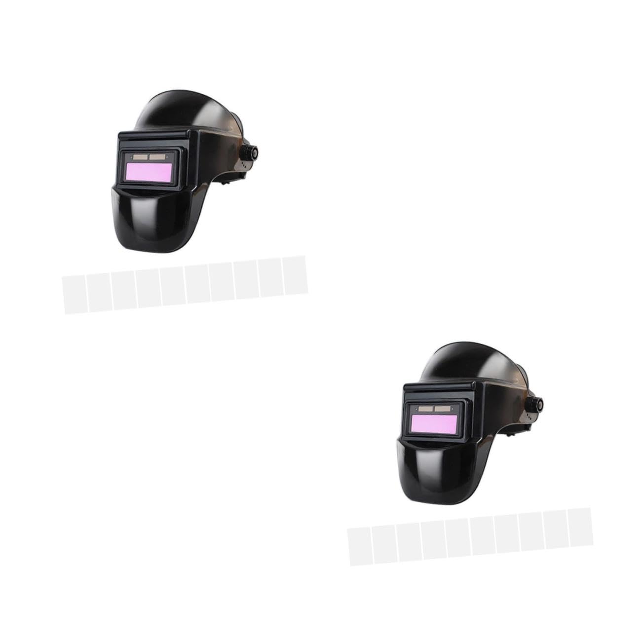 2 Ensembles Verres De Soudage Optoélectroniques Lunettes De Soudage des Lunettes De Protection Bouclier De Soudage Casque De Soudage Automatique Visiere De Protection Noir Pc
