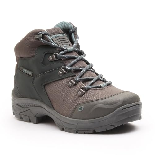 Bota Coturno em Couro Masculino Tratorada Com Cadarço e Costura Reforçada