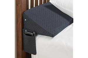 Wedge Pillow King Bed Gap Filler with Bolster | Bed Wedge Pillow...