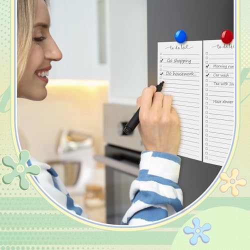Image of Censen 10 Pack 500 Sheets to Do List Notes Daily Checklist Notepad with 50 Sheets Undated Memo Pad Color Block Shopping List Weekly Plan Notepad Organizer Planners(White,Lined) | Note Book 502 Sheets Colorful Memo Pad Office School Supplies Planner Shopping Weekly Plan Task Organizer Tear-off Design