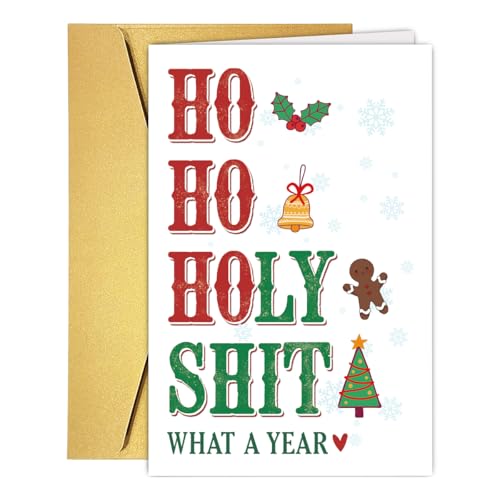 RUALOVE Snarky Christmas Cards DROPS TO - image 1