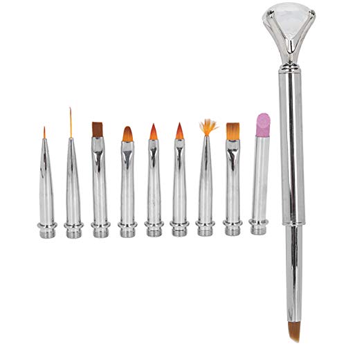 Nail Art Brush Set substituição cabeça pintura caneta diy pontilhando design forro ferramenta de man
