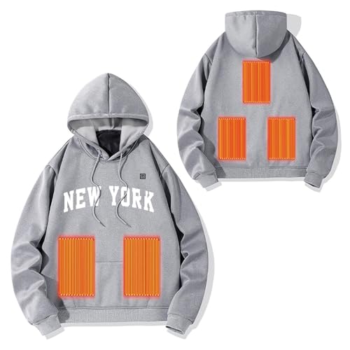 Veste chauffante homme et gilet doudoune thermique à capuche pour hiver