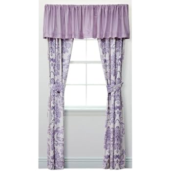 Amazon Laura Ashley ローラアシュレイ グレー ホワイト 厚地カーテン2枚組み 海外直営店輸入品 並行輸入品 カーテン オンライン通販