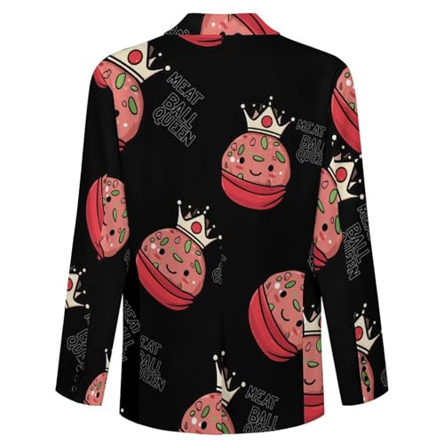 Meatball Queen Mens Blazer Lightweight Sport Coat Two Button Suit Jackets 5