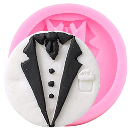 FGHHT Moldes de Silicona para Traje de Novio, Herramientas de decoración de...