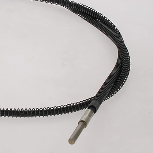 Miniatura 8 de Bettomshin 1 herramienta giratoria de eje flexible de 39 pulgadas de longitud, cable de eje flexible de núcleo interior de 316 pulgadas para prensa