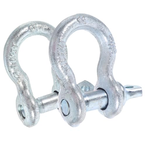 IWOWHERO 5/16in d Ring Shackles American Made Tow Shackles Tow Hooks for Trucks d Ring Towing Products