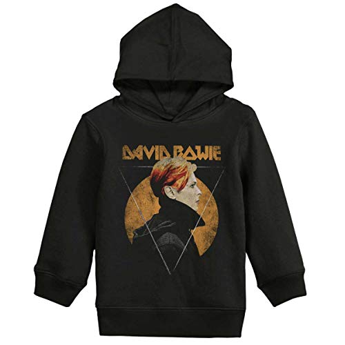 David Bowie Triangle Mars Profile '77 Boy Girl Hoodie Sweatshirts Black
