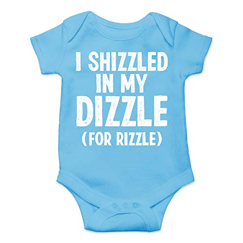 Image of CBTwear I Shizzled in My Dizzle for Rizzle - Baby Clothes - Funny Newborn Bodysuit Outfits for Boys and Girls