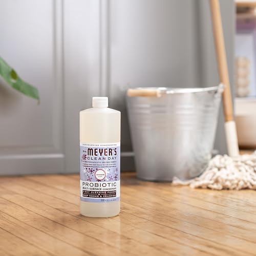 Image of MRS. MEYER'S CLEAN DAY Probiotic Multi-Surface Concentrate Cleaner, Lavender, Cleans Crevices And Tough Stains, 32 Fl Oz
