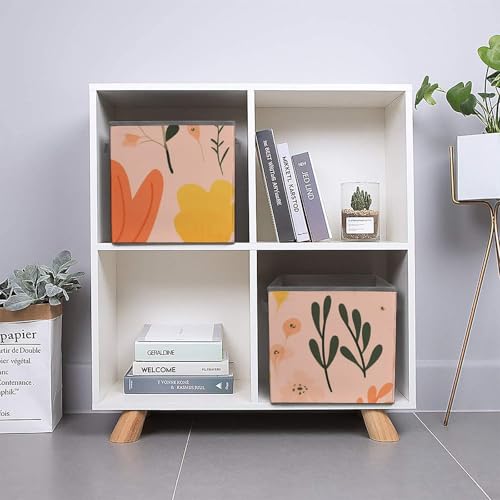 Bacs de rangement pliables avec poignées solides pour linge et armoire - 6