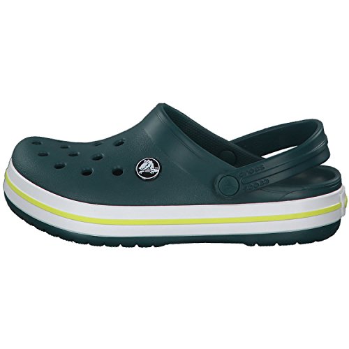 Image of Crocs Unisex-Child Crocband Clog K Evergreen Clogs-C11 (204537-375)
