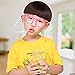 5Pcs Silly Straws Glasses - Set of 5 Plastic Straw Glasses, Easy to Use and Clean, Food-Safe Material and Adjustable Length, Reusable Straw for Birthdays, Celebrations and Parties & Events