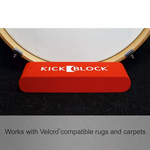 Kickblock - World’s Best Bass Drum Anchor System (Brick Red) #TOP3