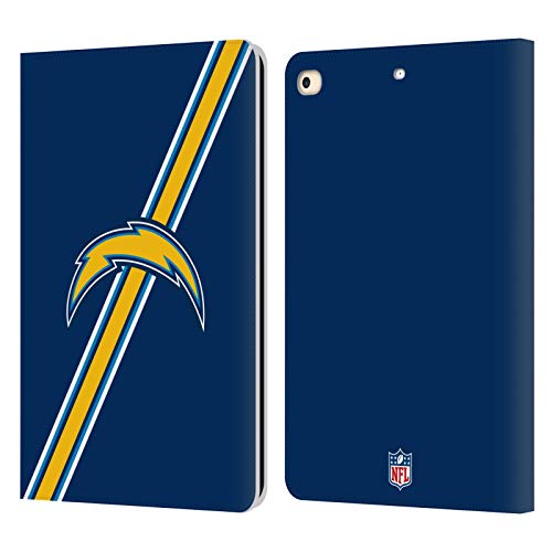 Funda de cuero tipo libro Los Angeles Chargers compatible con Apple iPad 9.7