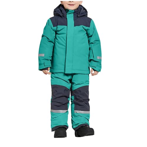 YRAETENM Kids Snow Suits Girls Boys One Piece Snowsuits Waterproof Windproof Jumpsuits Winter Snowboard Ski Suits Overalls
