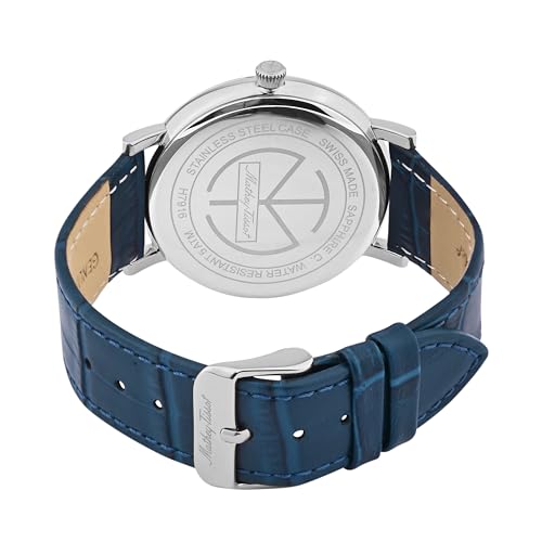 Image of Mathey-Tissot Swiss Made Blue Dial Classic Men's Watch - H7916ALBU