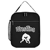 Wrestling Portable Lunch Box Bag Tote Reusable Leakproof Insulated Lunchbox for Work Beach Picnic