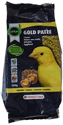 DOG Copenhagen Versele-Laga Orlux Gold Patee Pâtée aux Oeufs pour Canaris Jaune 250 g