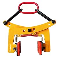 Versetzzange, 280kg Steinzange Verstellbare Öffnung von 12-26cm Durchmesser Bordsteinzange Hebezange Bordstein für Stein Anheben und Transportieren