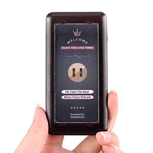 Retekess T115 Coaster Pager Receiver Rechargeable Queue Wireless Calling System Single Restaurant Buzzer For Church Nursery #TOP5