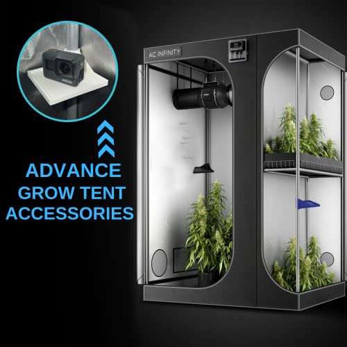 Grow Tent Corner Shelf | Pack Of 1- Grow Tent Poles With Optional Zip-Tie Notch For Heavy Objects | Small Grow Tent Accessories ( 16Mm, Varying Random - Black, Green, White, Blue) #TOP7