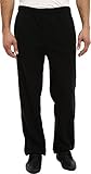 U.S. Polo Assn. Men's Side Stripe Fleece Pants , Black, Large