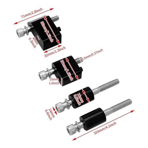 Kit d'extension d'entretoise de plancher conducteur 3/4 pour Harley Touring