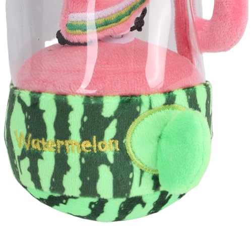 Alomejor Fun Cartoon Fruit Juicer Plüschspielzeug mit Kordelmechanismus, Weiches Material, Multifunktionales Spiel für, Ideal, Ideal (Wassermelone)