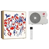 LG Aire Acondicionado Mono Split ArtCool Gallery Photo A09GA1, Climatizador de Pared 9000 Btu con Bomba de Calor, Panel Frontal Personalizable, WiFi, A++/A+