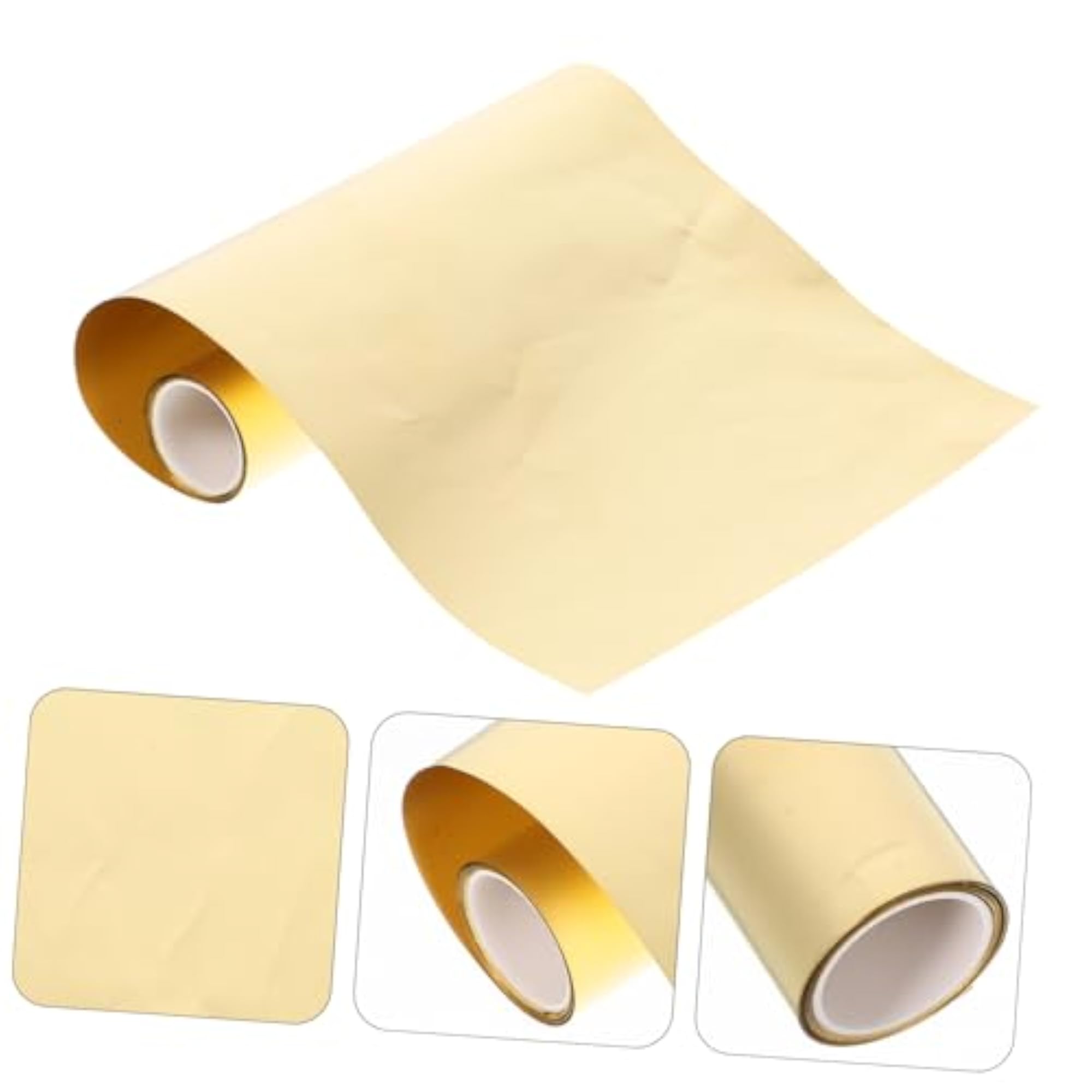 Brass Foil Plate Roll, 1 Meter for Crafts