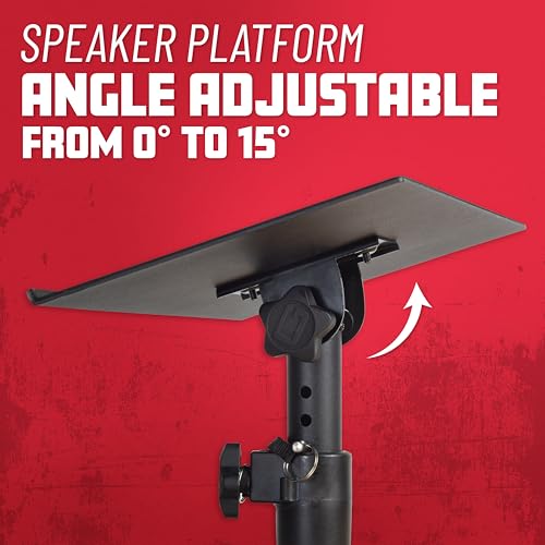 Gator Frameworks Desktop Studio Monitor- und Lautsprecherständer - 2er-Set (GFWSPKSTMNDSK)