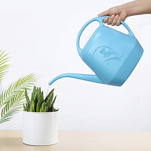 UFANME 1 Gallon Watering Can-Plastic (Navy)
