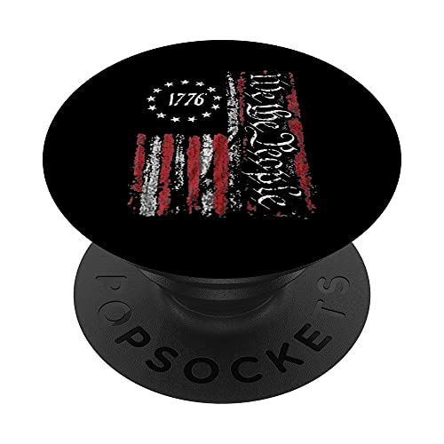 Independence Day American Flag Patriotic 1776 We The People PopSockets PopGrip Intercambiabile